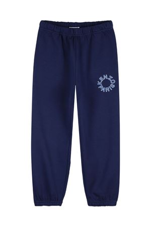 blue cotton trousers KENZO KIDS | K6163684N